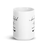 Beautiful AF  White glossy mug