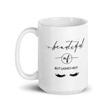 Beautiful AF  White glossy mug