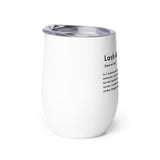 Lash artist definition Wine tumbler