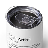 Lash artist definition Wine tumbler