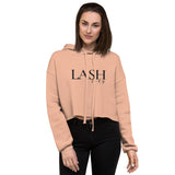 Lash Lady artist eye Crop Hoodie