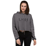 Lash Lady artist eye Crop Hoodie