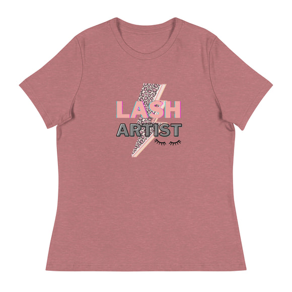 Lash artist Lightning Women's Relaxed T-Shirt